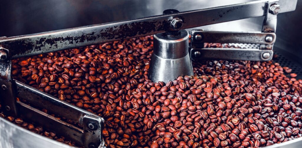 Frisch gerösteter Kaffee