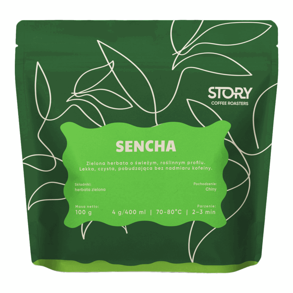 STORY tea - Herbata zielona liściasta Sencha Lemon