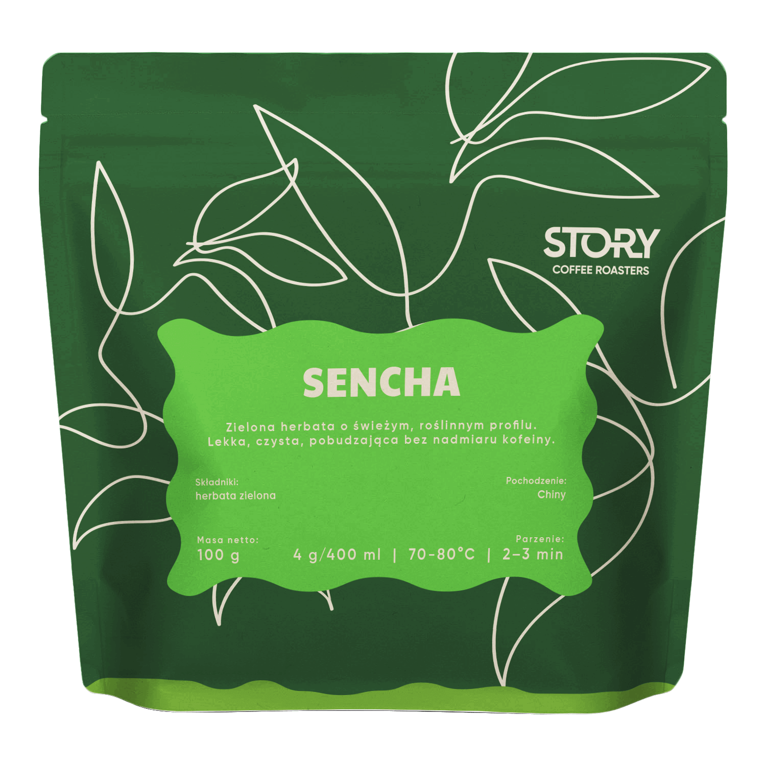 STORY tea - Herbata zielona liściasta Sencha Lemon
