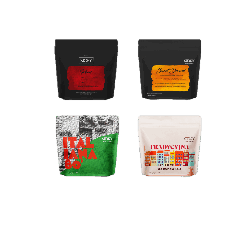 Zestaw na start ekspres automatyczny 4 x 250g